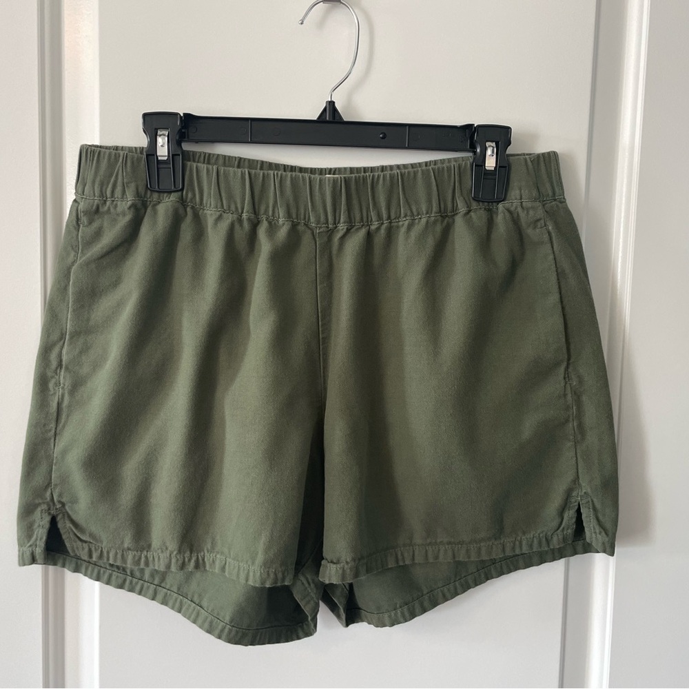 Madewell Olive Green 3 in. Shorts Women's Size Medium Beach Casual Vacation